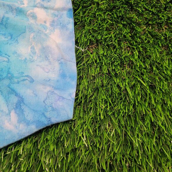 VTG 90s Crystal Wash Abstract Art T-Shirt Mens Small Oversized Boxy Fit Cropped - Picture 3 of 10